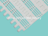 ZY8000FG UNICHAINS OPB23 TRAIGHT RUNNING FLUSH GRID MODULAR CONVEYOR BELTS WHITE COLOR MATERIALS POM PP ACETAL BELTS