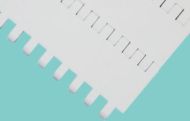 ZY8000FG UNICHAINS OPB23 TRAIGHT RUNNING FLUSH GRID MODULAR CONVEYOR BELTS WHITE COLOR MATERIALS POM PP ACETAL BELTS