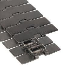 flat top conveyor chains stainless steel flat top chains with rubber friction top slat top chains
