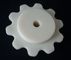 1701 PA6 materials flexible conveyor chain sprockets machined sprocket white color