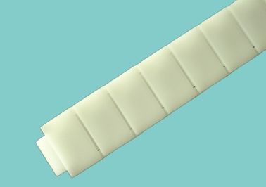 Couleur blanche de chaînes silencieuses en plastique de chaînes de surface plane des chaînes 40P 60P de rouleau en plastique pour pharmercutical