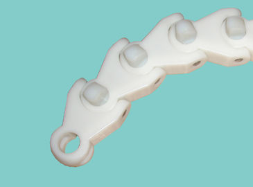 Chaîne plate 1702M Multi-flex en plastique avec racleurs en plastique, chaînes flexibles pour chaînes de transmission de ligne d'embouteillage