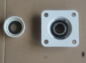 UCF207 palier en plastique blanc/noir avec roulement en acier inoxydable pour systèmes de convoyeurs, vente chaude