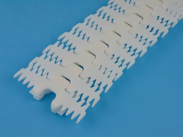 CHAÎNES DE CONVOYEUR FLEXIBLES XL146 BLANC COULEUR MATÉRIAUX ACÉTAL POM CHAÎNES LISSES POUR L'INDUSTRIE DES BOISSONS