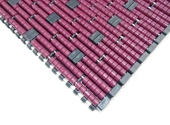 Bandes de conveyeur modulaires de pression lombo-sacrée de chaînes de convoyeur de LBP pour le pourpre emballé en papier rétrécissable de couleur des plateaux MCC1005LBP